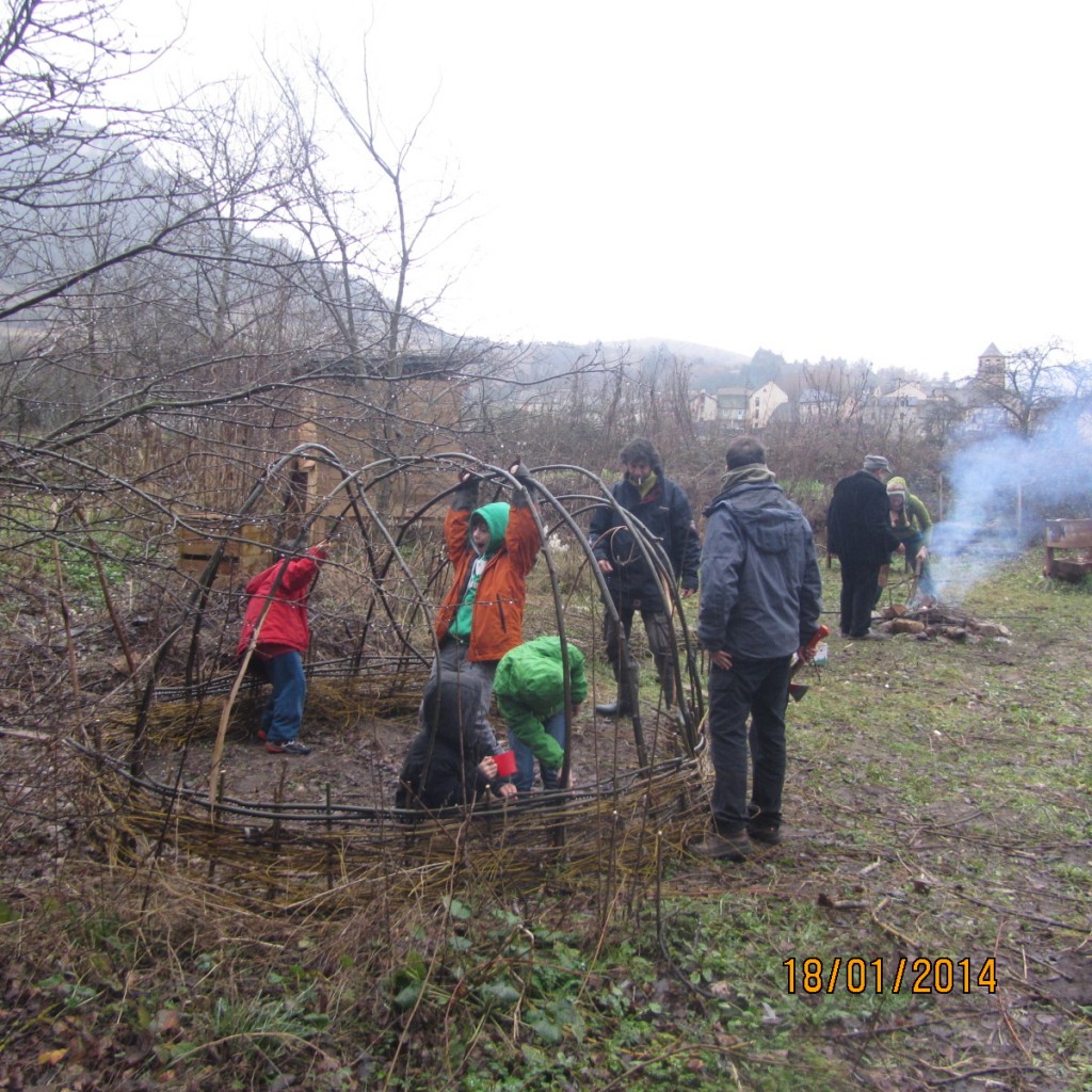 Cabane végétale
